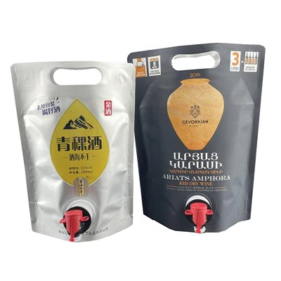 Standbeutel für Getränke mit Ventil